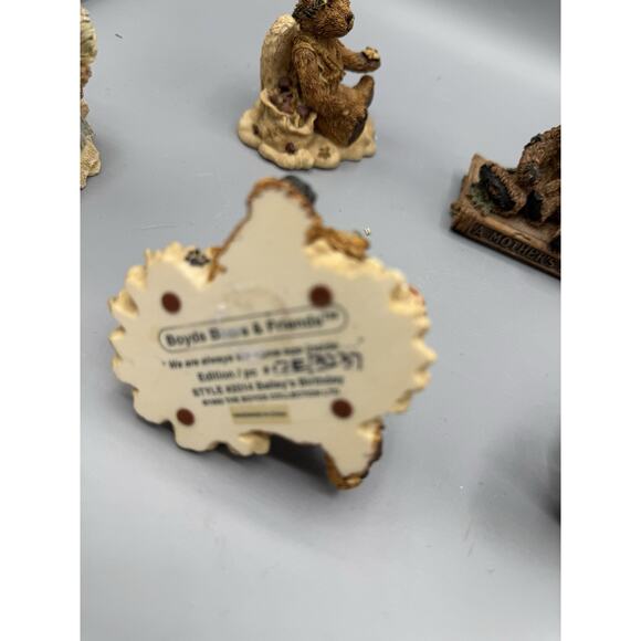 Lot of 5 Boyds Bears Resin Figurines Wedding Mother’s Love Holiday Collectibles - Picture 9 of 12